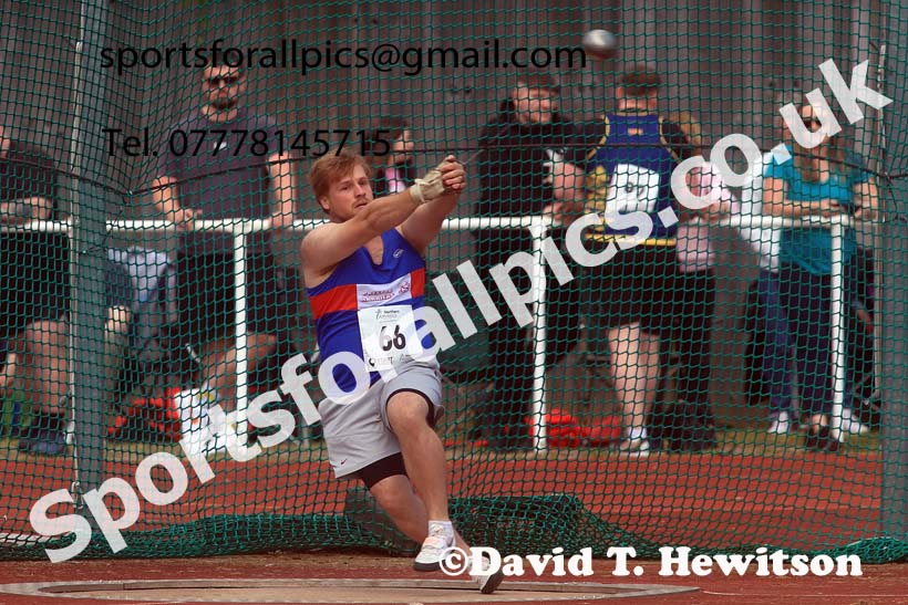 Senior Mens hammer, 2024 Northern Senior and Under-20s Track and Field Champs, Middlesbrough.  Photo: David T. Hewitson/Sports for All Pics